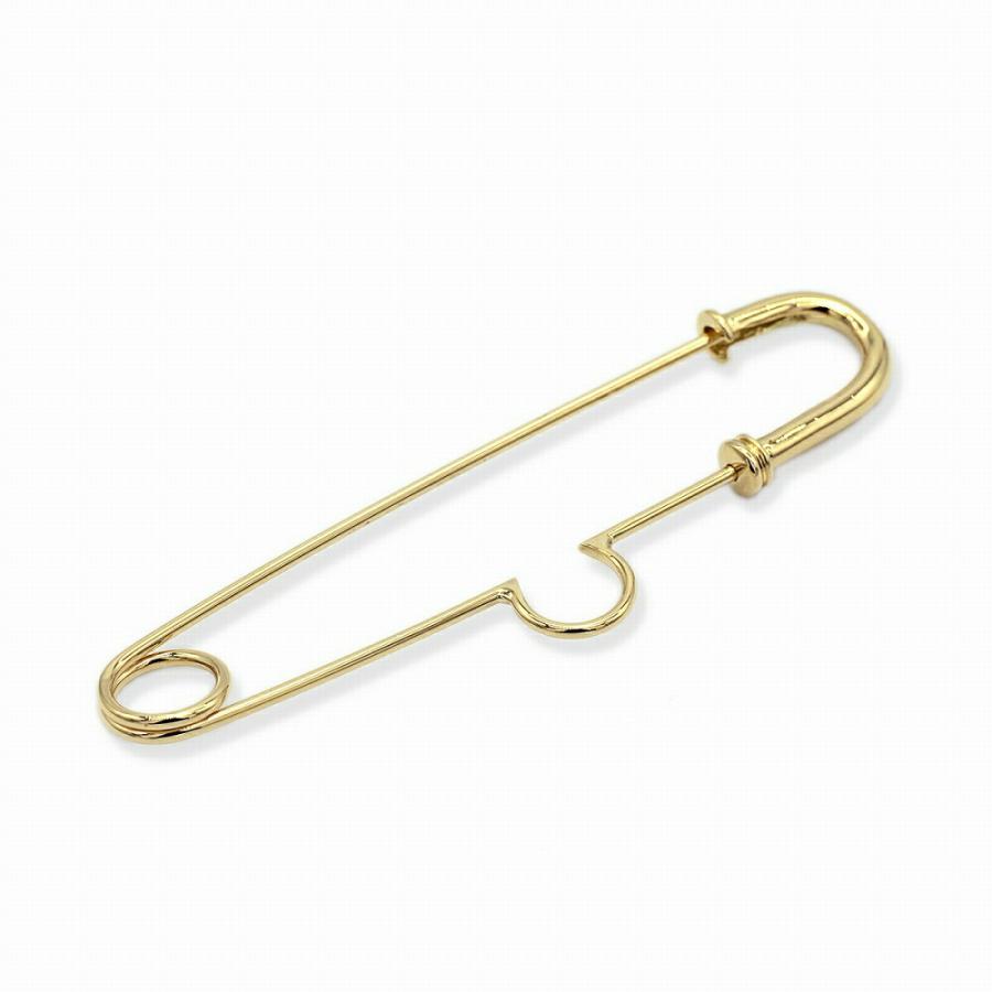 1個売り】 安全ピン 18金 イエローゴールド ペンダント用ネジ切り安全