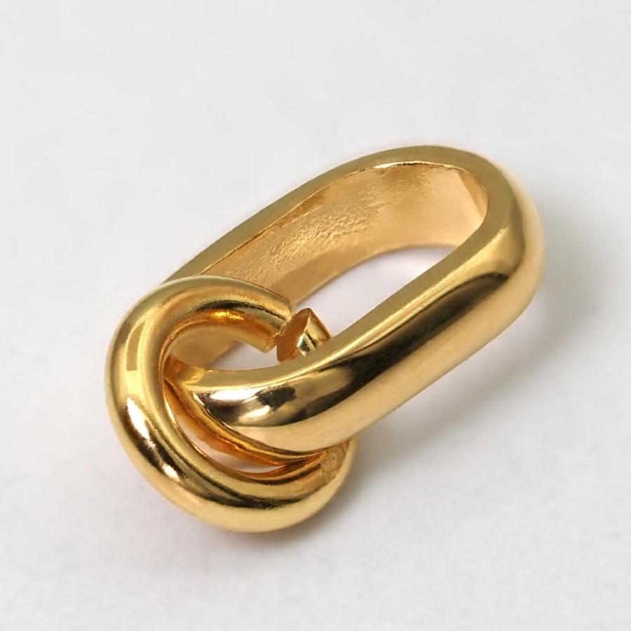 1個売り】 バチカン 18金 イエローゴールド 甲丸バチカン 口開き丸カン