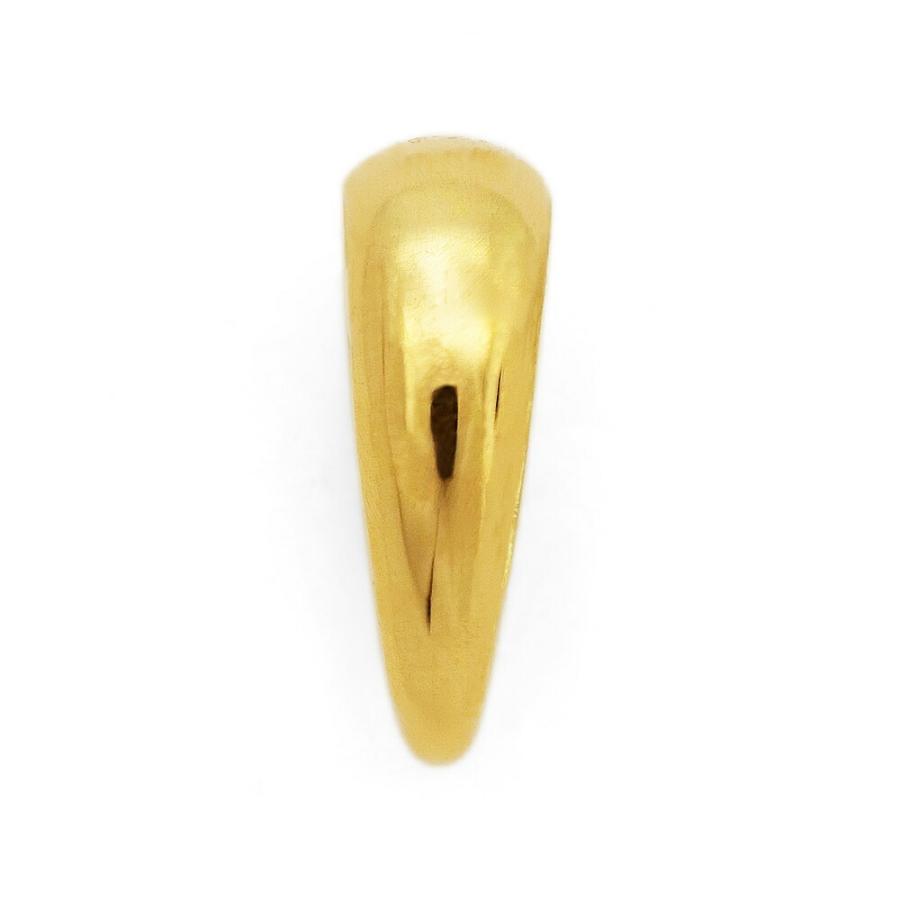 大・鏡面】K18YG WG バチカン パーツ ロック付き チャーム留め 18K 大