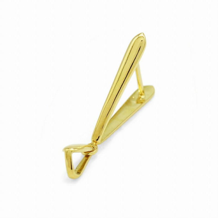 【1個売り】 バチカン付きつきさしパーツ 18金 イエローゴールド パール用Aカン 縦22.0mm ペンダントトップ用 ビーズ｜K18YG 貴金属の画像