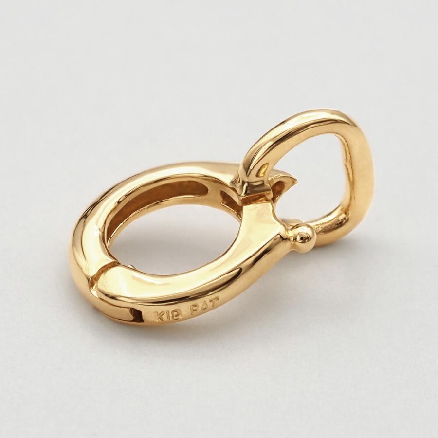 1個売り】 バチカン 18金 イエローゴールド ジョイントバチカン バネ式