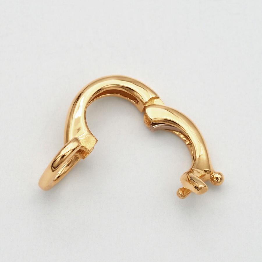 1個売り】 バチカン 18金 イエローゴールド ジョイントバチカン バネ式