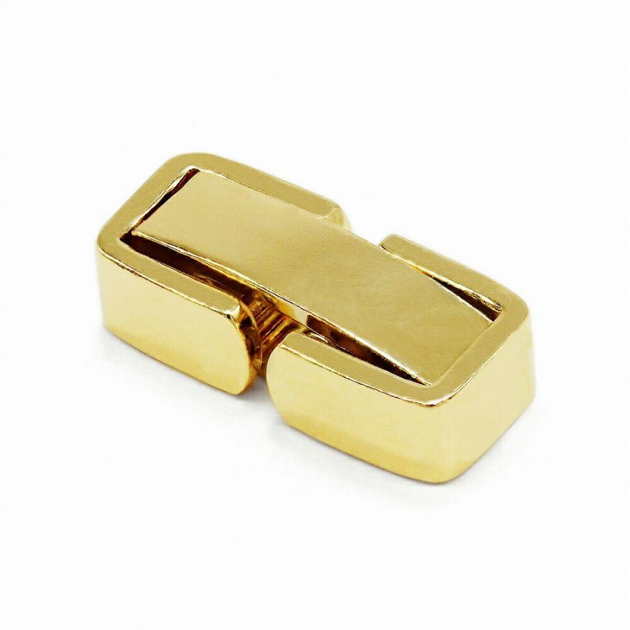 1個売り】 留め具 18金 イエローゴールド 中折れ式留具 縦4.0mm 横9.5
