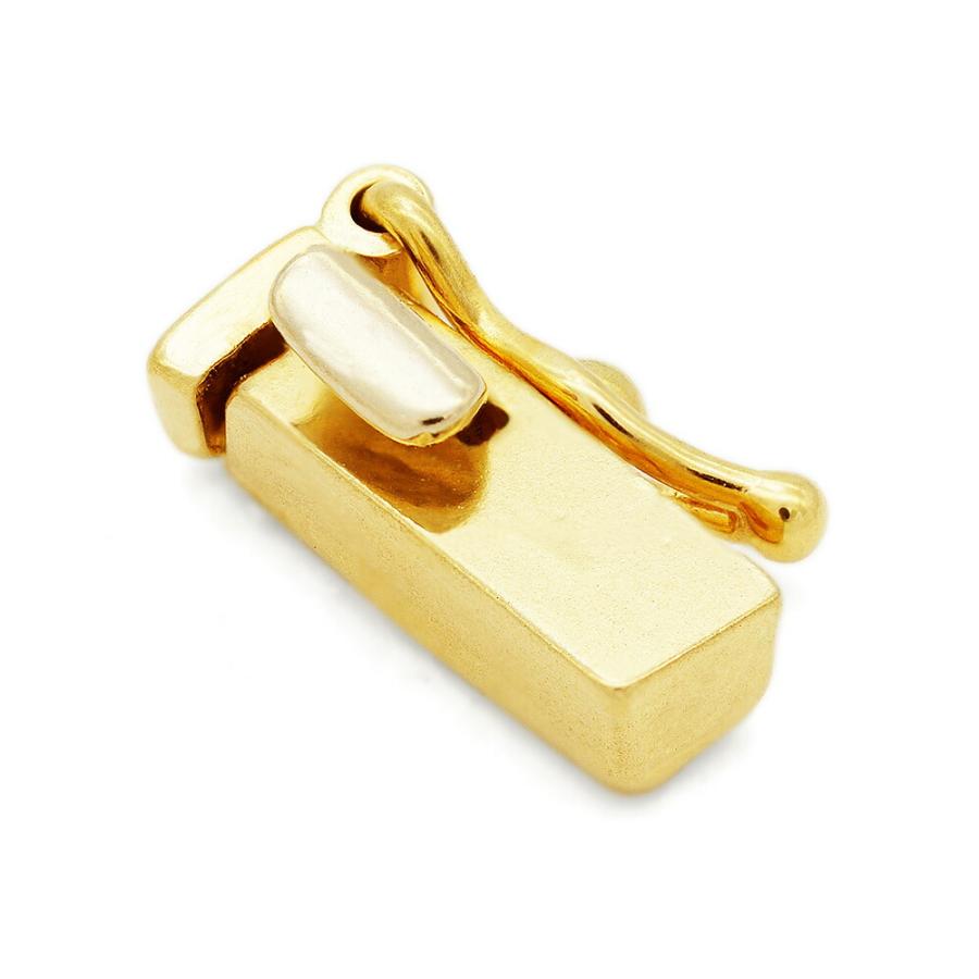 K18YG WG PG ④ クラスプ 開口 オーバル 繋ぎ パーツ 18K コマ Amazon.co.jp: 10個 18Kゴールドフィルド オーバルクラスプ