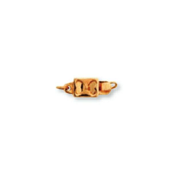 【1個売り】 留め具 18金 イエローゴールド 差し込み式クラスプ 縦11.0mm 横4.5mm｜手芸用品 金具 飾り パーツ 部品 K18YG 貴金属_1