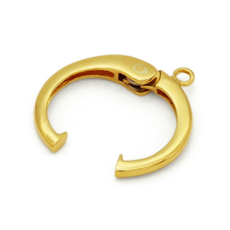 1個売り】 イヤリングパーツ 18金 イエローゴールド ピアリング