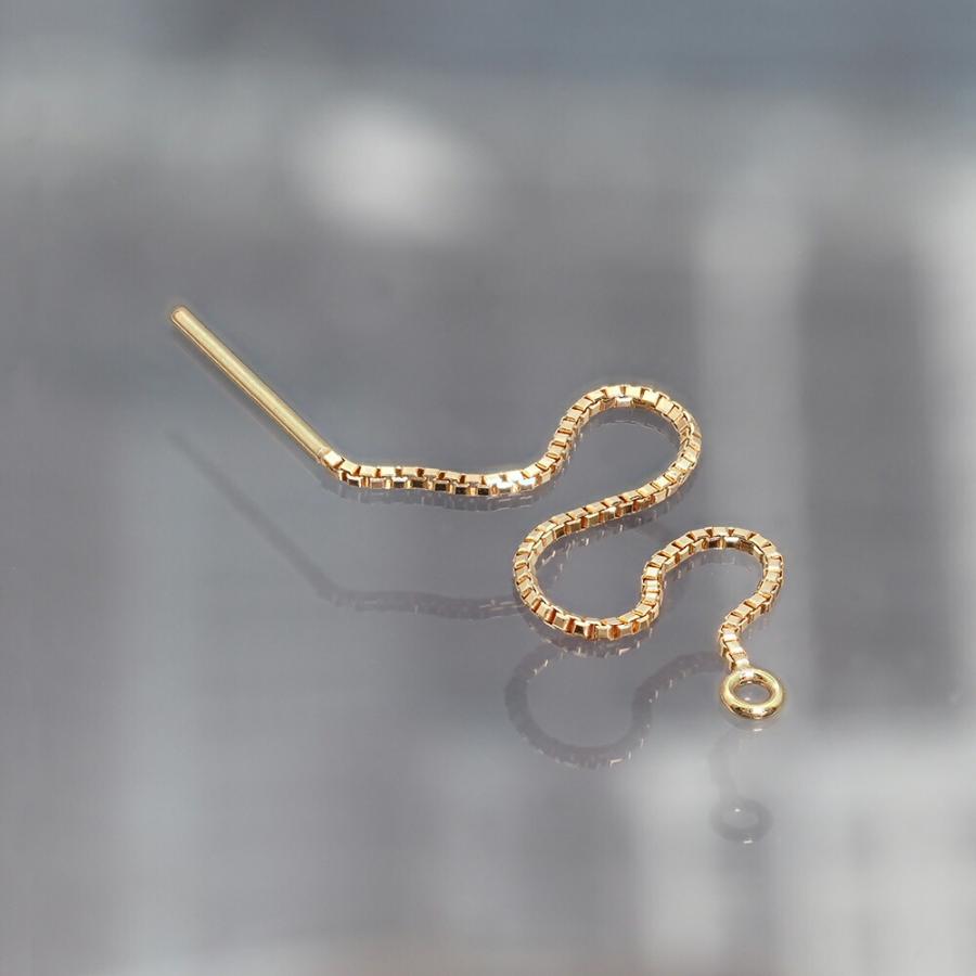 1個売り】 ピアスパーツ 18金 イエローゴールド アメリカンピアス