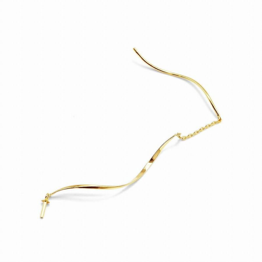 1個売り】 ピアスパーツ 18金 イエローゴールド アメリカンピアス 