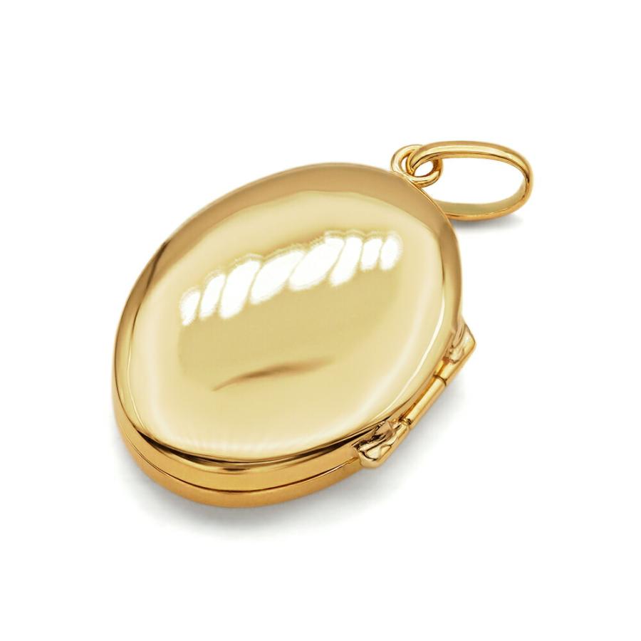 ペンダントトップ 18金 イエローゴールド 写真を仕舞えるロケット