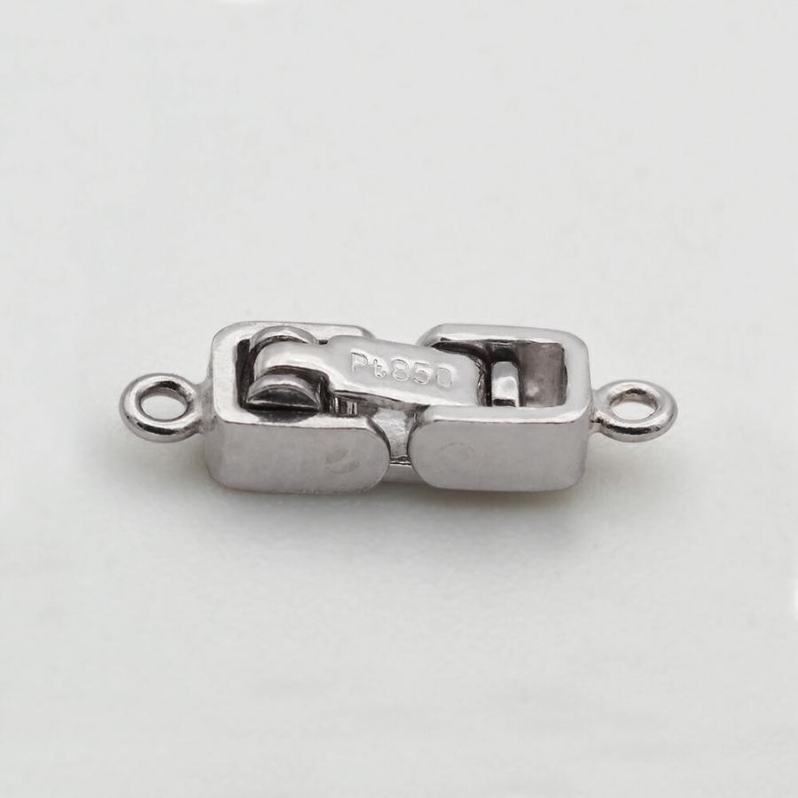 1個売り】 留め具 PT850 プラチナ 中折れ式留具 丸カン付き 縦13.0mm
