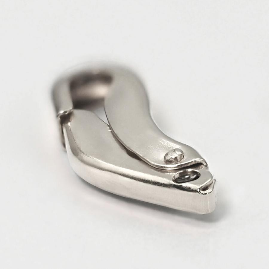 1個売り】 留め具 PT850 プラチナ イージーフック 縦10.0mm 横3.5mm