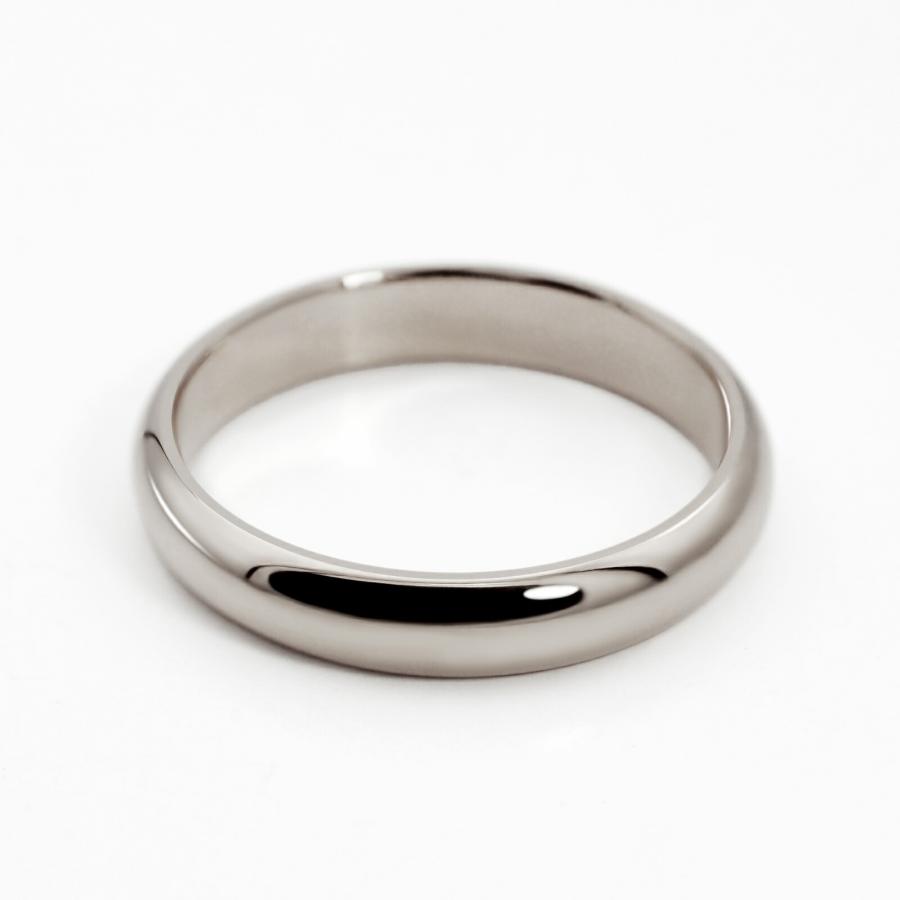 指輪 PT900 プラチナ 甲丸リング 幅3.3mm 財務省造幣局検定マーク