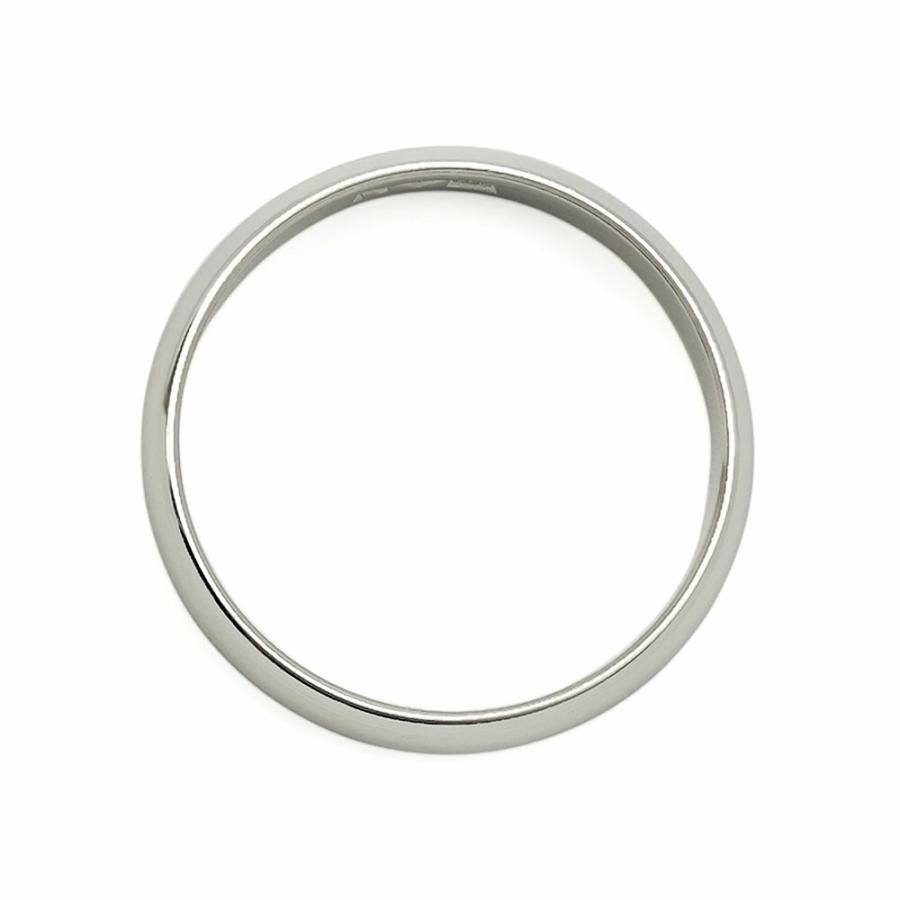 指輪 PT900 プラチナ 甲丸リング 幅3.3mm 財務省造幣局検定マーク