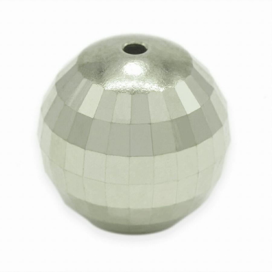 1個売り】 ビーズパーツ PT850 プラチナ ボール玉 ミラーボール