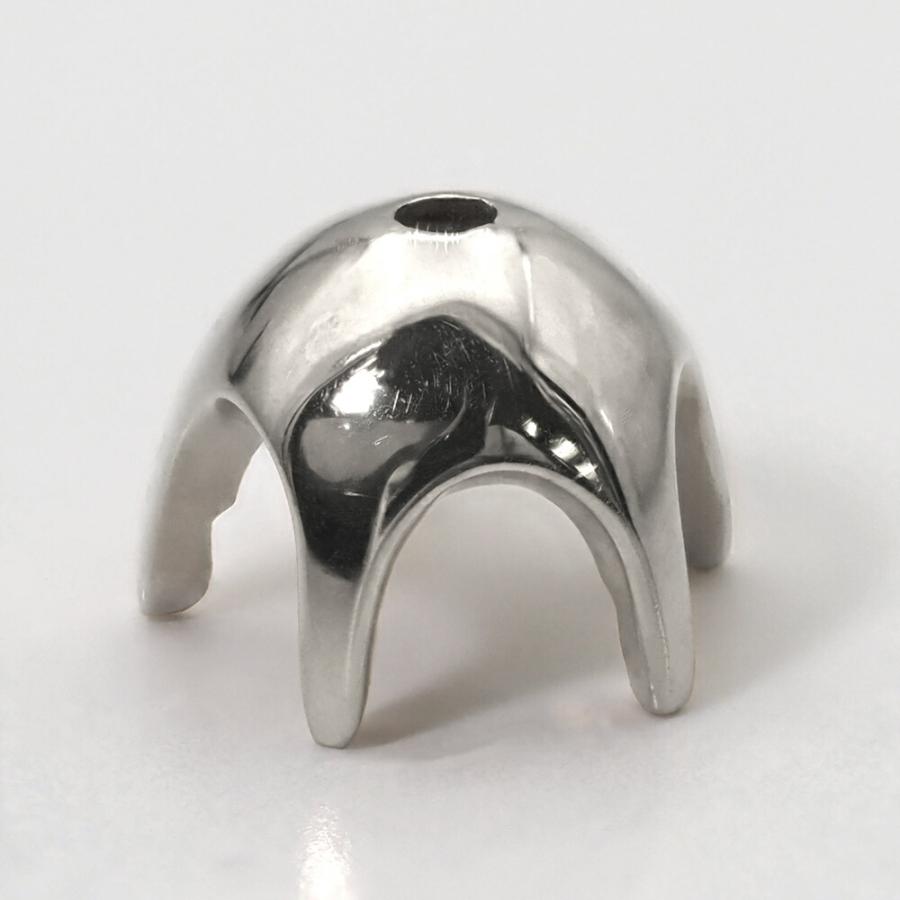 1個売り】 石枠 PT900 プラチナ 5本ティファニータイプ爪空枠 底丸型 3