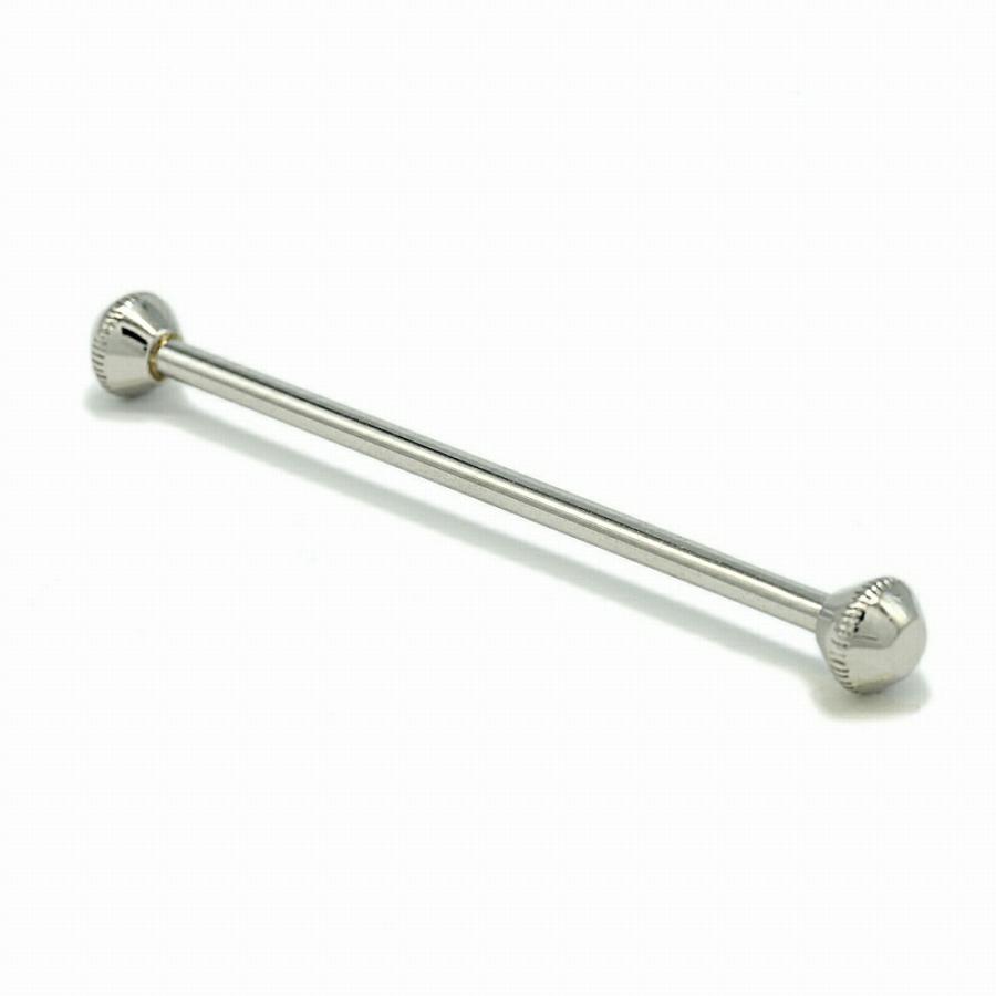 カラーピン PT900 プラチナ ピンホールシャツ用カラーバー Yシャツ 襟 スーツ｜900pt メンズの画像