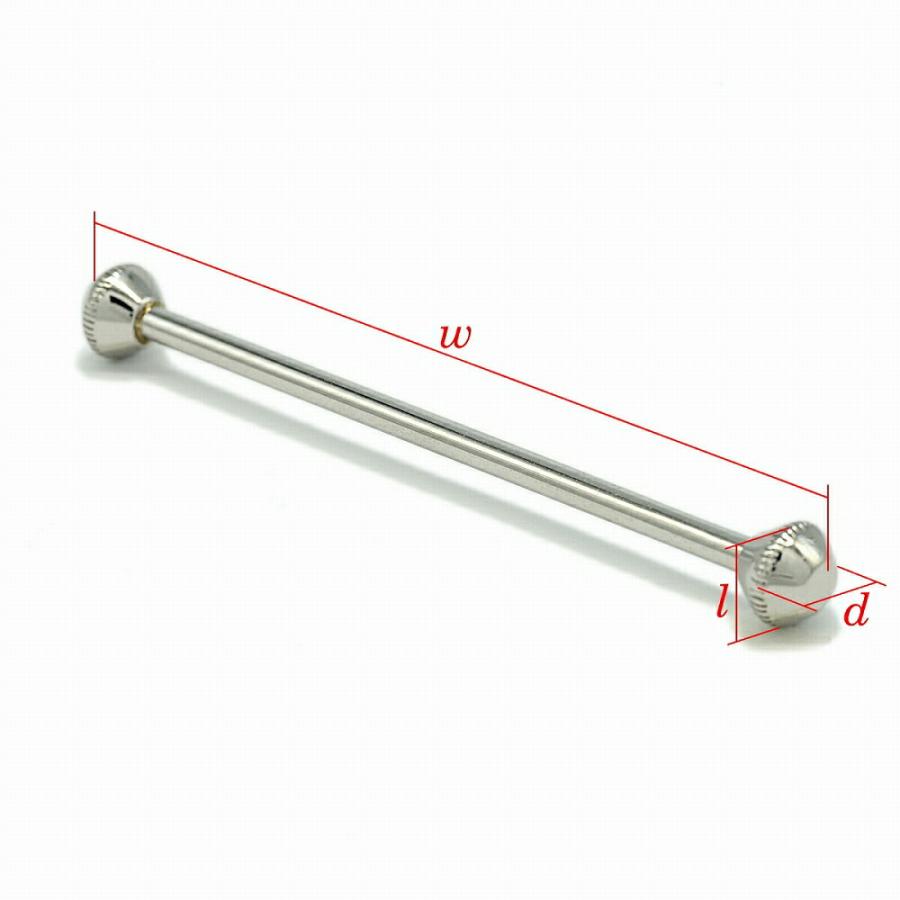 カラーピン PT900 プラチナ ピンホールシャツ用カラーバー Yシャツ 襟