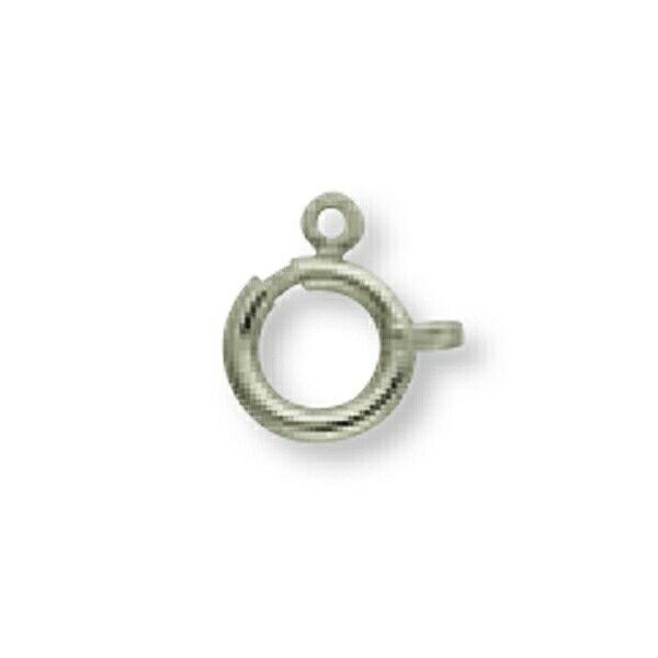 【1個売り】 留め具 18金 ホワイトゴールド 石留め加工用引き輪 直径7.0mm ヒキワ クラスプ｜手芸用品 金具 飾り パーツ 部品 K18WG 貴金属_1