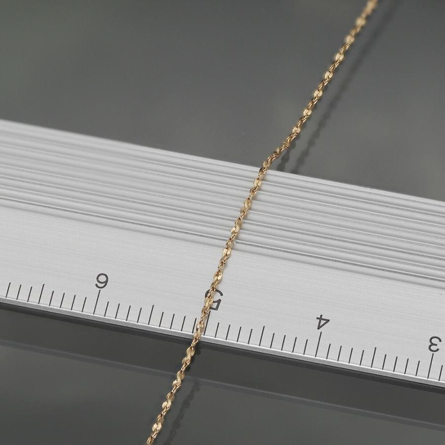 ブレスレット チェーン 10金 イエローゴールド S字ツイストチェーン 幅0.6mm｜鎖 K10YG k10 10k 貴金属 ジュエリー レディース メンズ_4