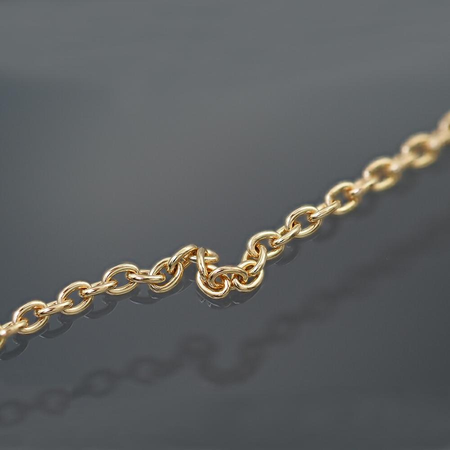 ネックレス チェーン 10金 イエローゴールド 小豆チェーン 幅1.3mm｜鎖