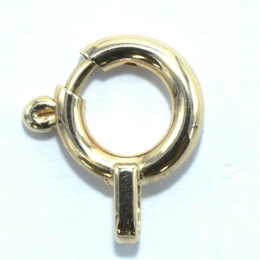☆最安値に挑戦☆最安値に挑戦 留め具 10金 イエローゴールド 引き輪 直径5.0mm ヒキワ クラスプ|手芸用品 金具 パーツ 部品 K10YG 10k ビーズ、アクセサリー道具、材料 留め具 10金 イエローゴールド 引き輪 直径5.0mm ヒキワ クラスプ