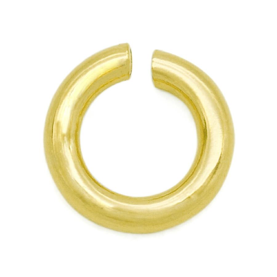 1個売り】 丸カン 10金 イエローゴールド 丸環 線径0.4mm 直径2.0mm