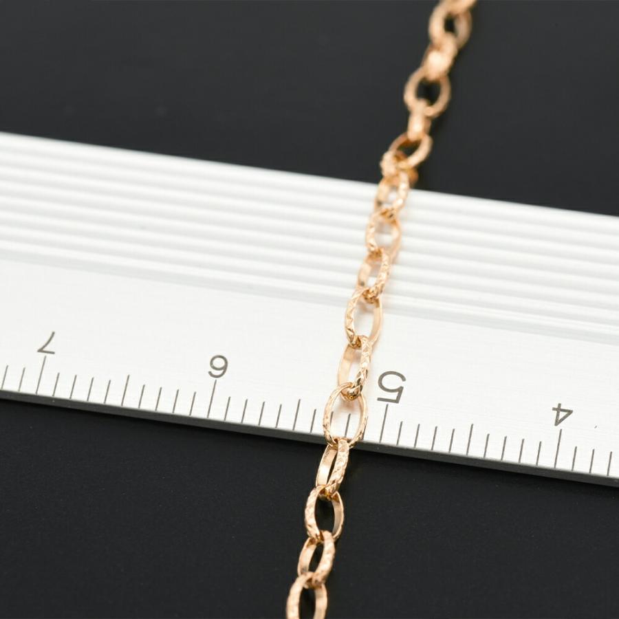 ネックレス チェーン 18金 ピンクゴールド エクセレントチェーン 幅2.5mm｜鎖 K18PG k18 18k 貴金属 ジュエリー レディース メンズの画像