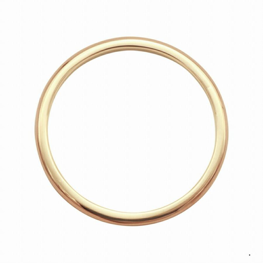 指輪 18金 ピンクゴールド 甲丸リング 幅1.0mm ピンキーリングもござい