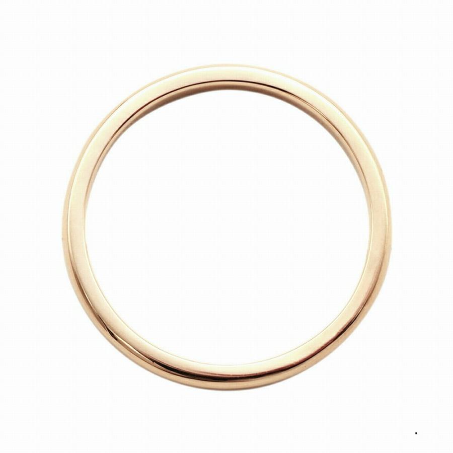 指輪 18金 ピンクゴールド 甲丸リング 幅2.0mm ピンキーリングもございます 地金リング｜K18PG 18k レディース メンズの画像