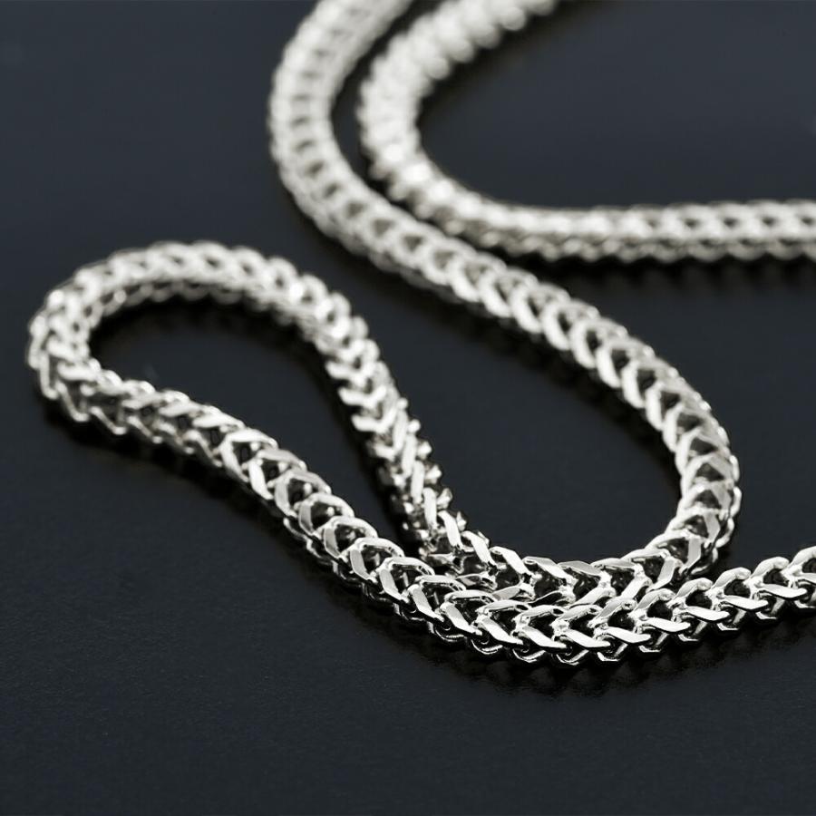 ブレスレット チェーン 18金 ホワイトゴールド ターラントRチェーン 幅1.8mm｜鎖 K18WG k18 18k 貴金属 ジュエリー レディース メンズの画像