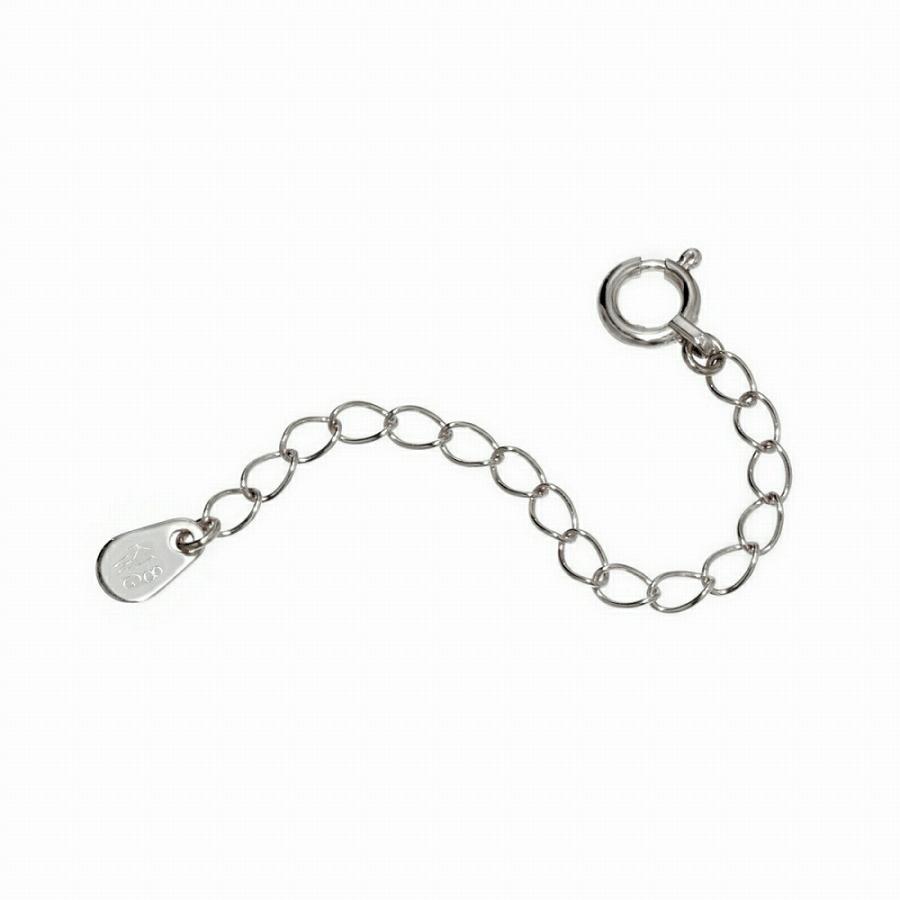 ネックレス用の延長アジャスター 18金 ホワイトゴールド 荒喜平