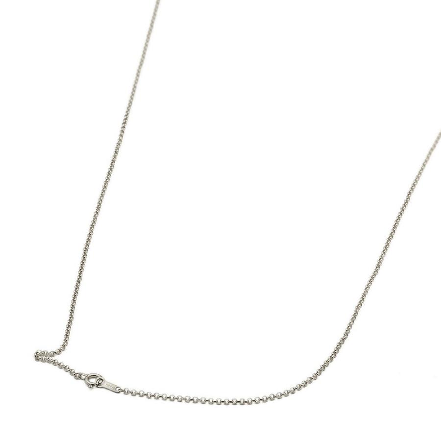 ネックレス チェーン 18金 ホワイトゴールド ロールチェーン 幅1.7mm