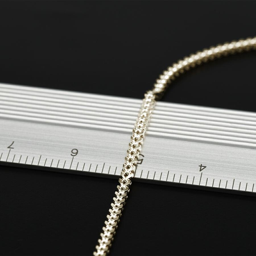 ネックレス チェーン 18金 ホワイトゴールド ターラントRチェーン 幅