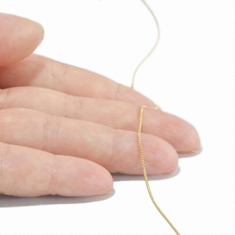 アンクレット、2面カット喜平チェーン、18K、18金 アンクレット チェーン 18金 イエローゴールド 2面カット喜平チェーン