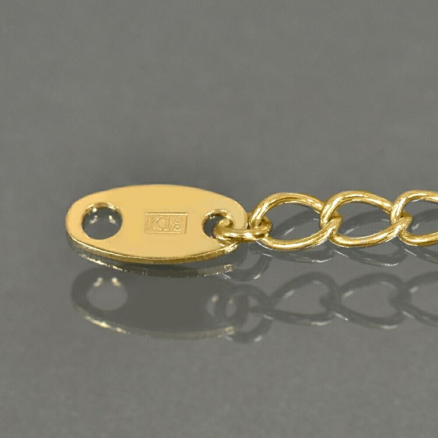 アンクレット チェーン 18金 イエローゴールド ロールチェーン 幅3.0mm 長さ24cm｜鎖 K18YG k18 18k 貴金属 ジュエリー レディース メンズの画像