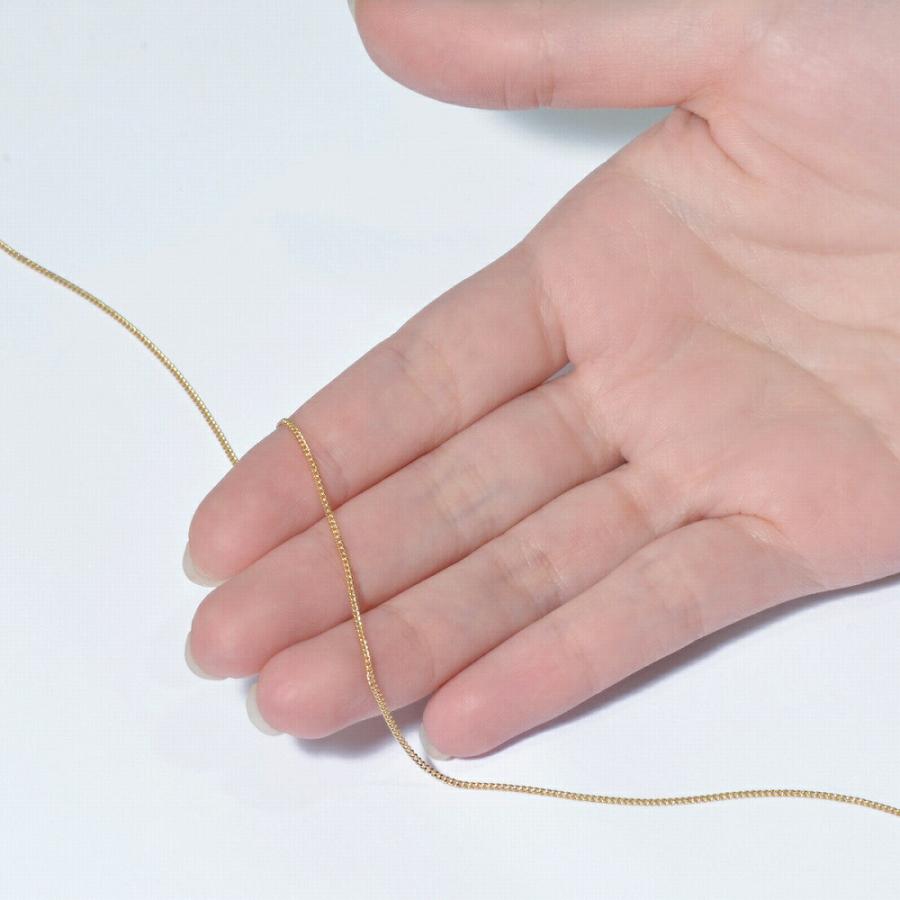 ブレスレット チェーン 18金 イエローゴールド 2面カット喜平チェーン 幅1.0mm｜鎖 K18YG k18 18k 貴金属 ジュエリー レディース メンズの画像