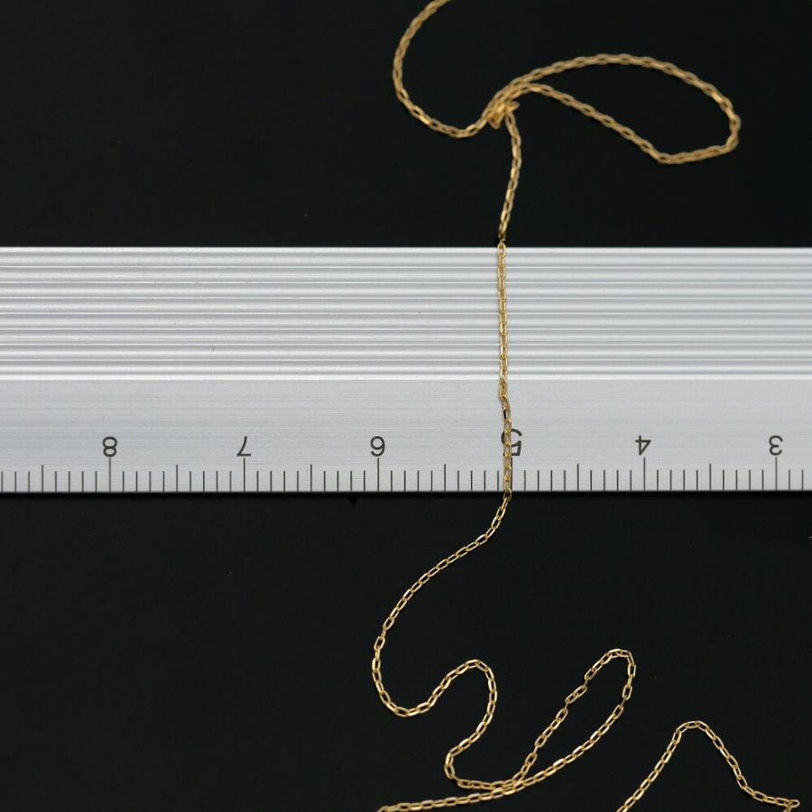 ブレスレット チェーン 18金 イエローゴールド 4面カット小豆チェーン 幅0.5mm｜鎖 K18YG k18 18k 貴金属 ジュエリー レディース メンズ_4