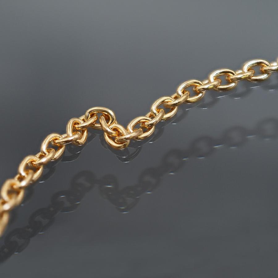 ゴールド ブレスレット 小豆 チェーン 18金 イエロー K18 地金 約18㎝ ブレスレット チェーン 18金 イエローゴールド 小豆チェーン 幅