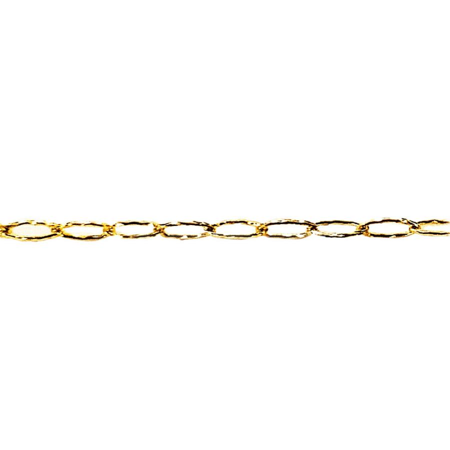 ブレスレット チェーン 18金 イエローゴールド カプリチェーン 幅3.4mm｜鎖 K18YG k18 18k 貴金属 ジュエリー レディース メンズの画像