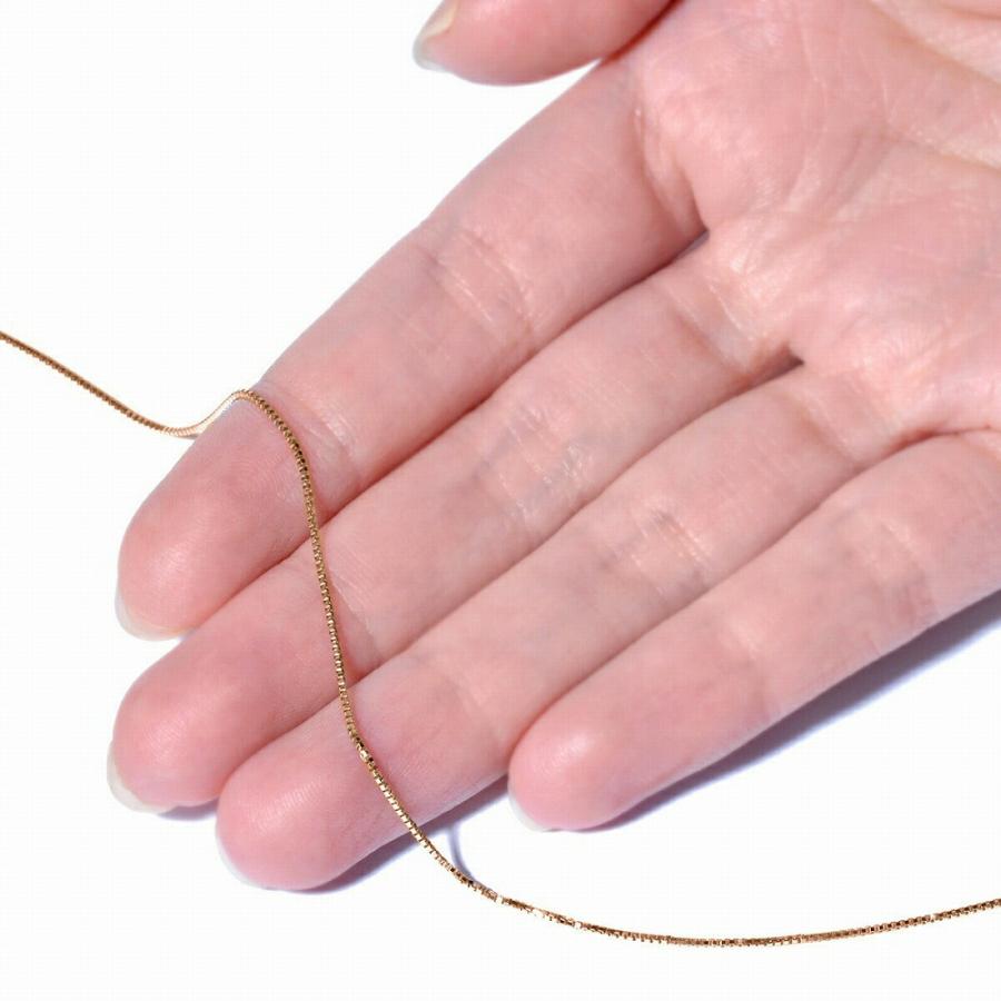 ブレスレット チェーン 18金 イエローゴールド ベネチアンチェーン 幅0.7mm｜鎖 K18YG k18 18k 貴金属 ジュエリー レディース メンズの画像