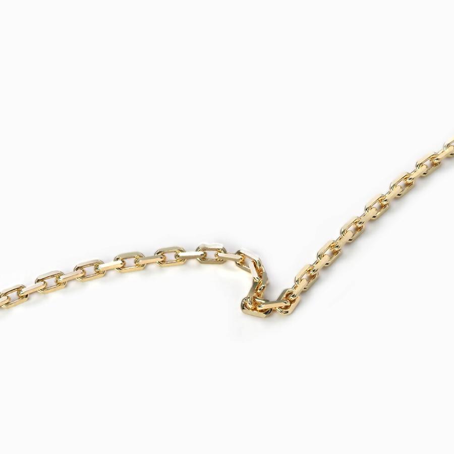 ネックレス チェーン 18金 イエローゴールド 4面カット小豆チェーン 幅1.5mm｜鎖 K18YG k18 18k 貴金属 ジュエリー レディース メンズの画像