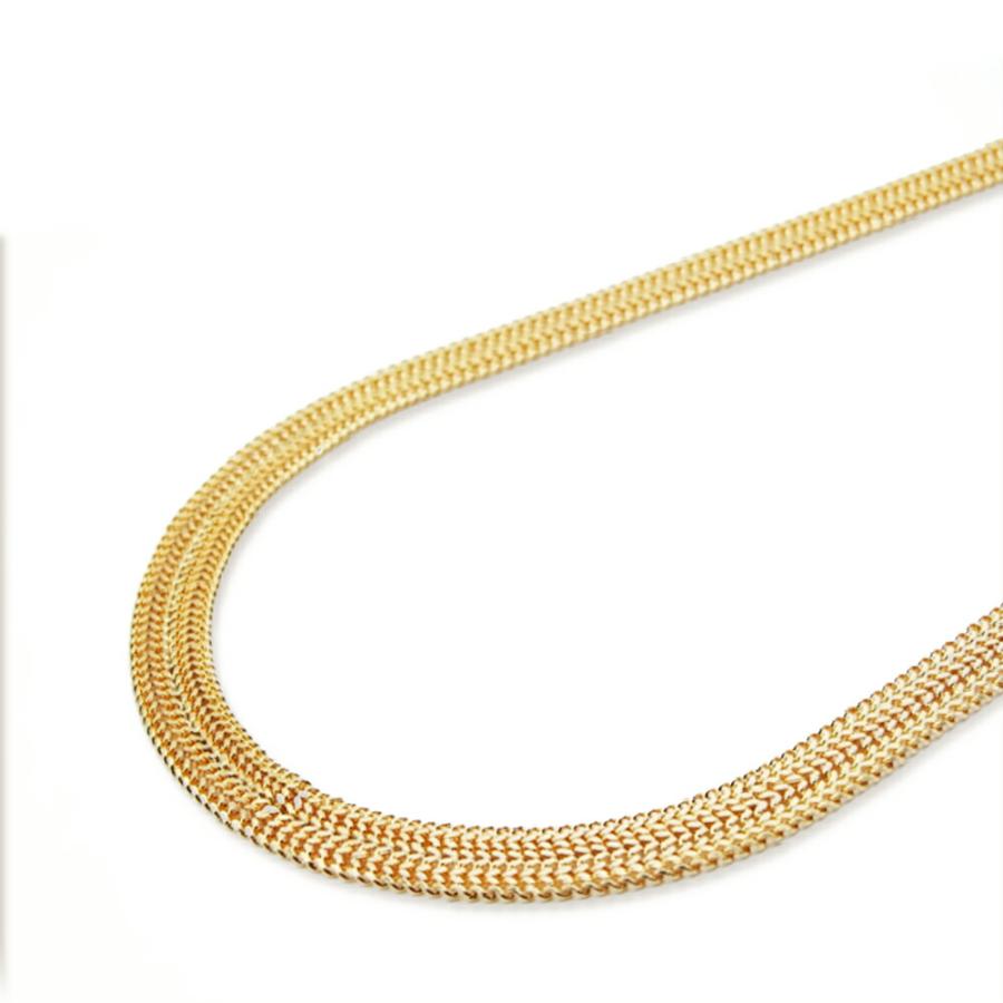 ネックレス チェーン 18金 イエローゴールド シンシアチェーン 幅7.2mm