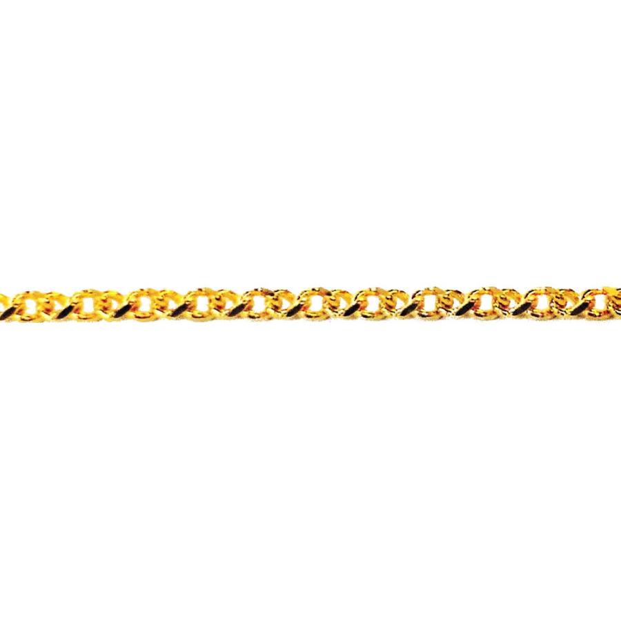 ネックレス チェーン 18金 イエローゴールド エルアールチェーン 幅1.1mm｜鎖 K18YG k18 18k 貴金属 ジュエリー レディース メンズの画像