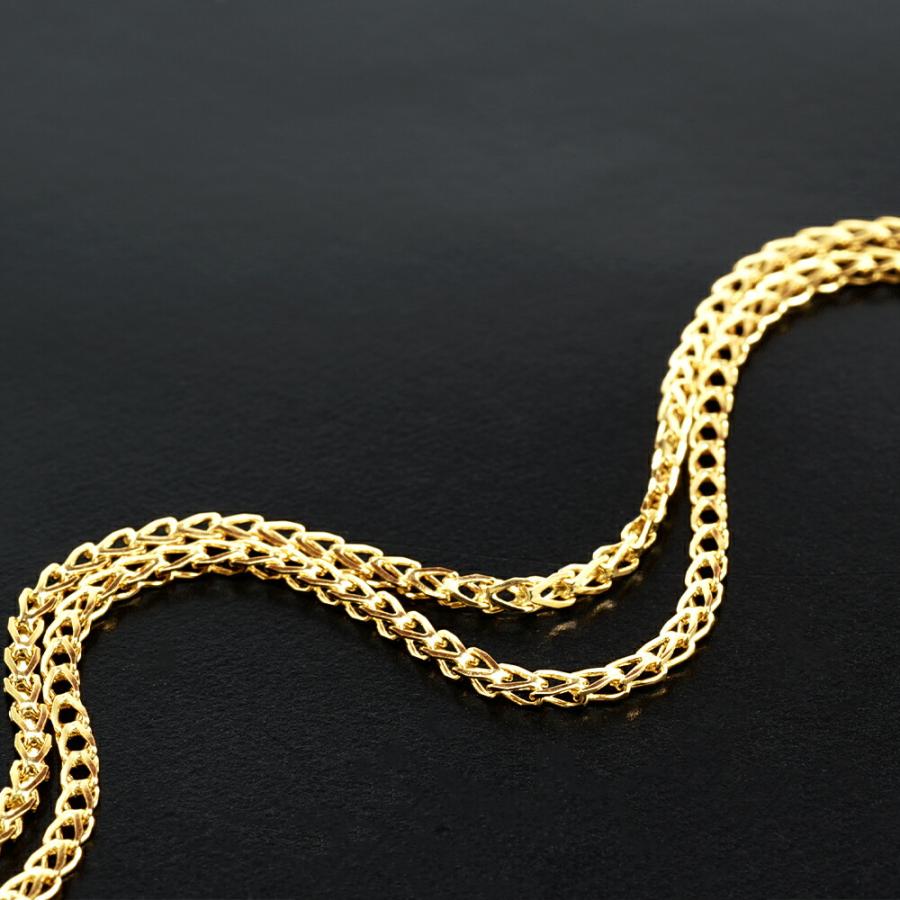 ネックレス チェーン 18金 イエローゴールド ターラントRチェーン 幅1.3mm｜鎖 K18YG k18 18k 貴金属 ジュエリー レディース メンズの画像