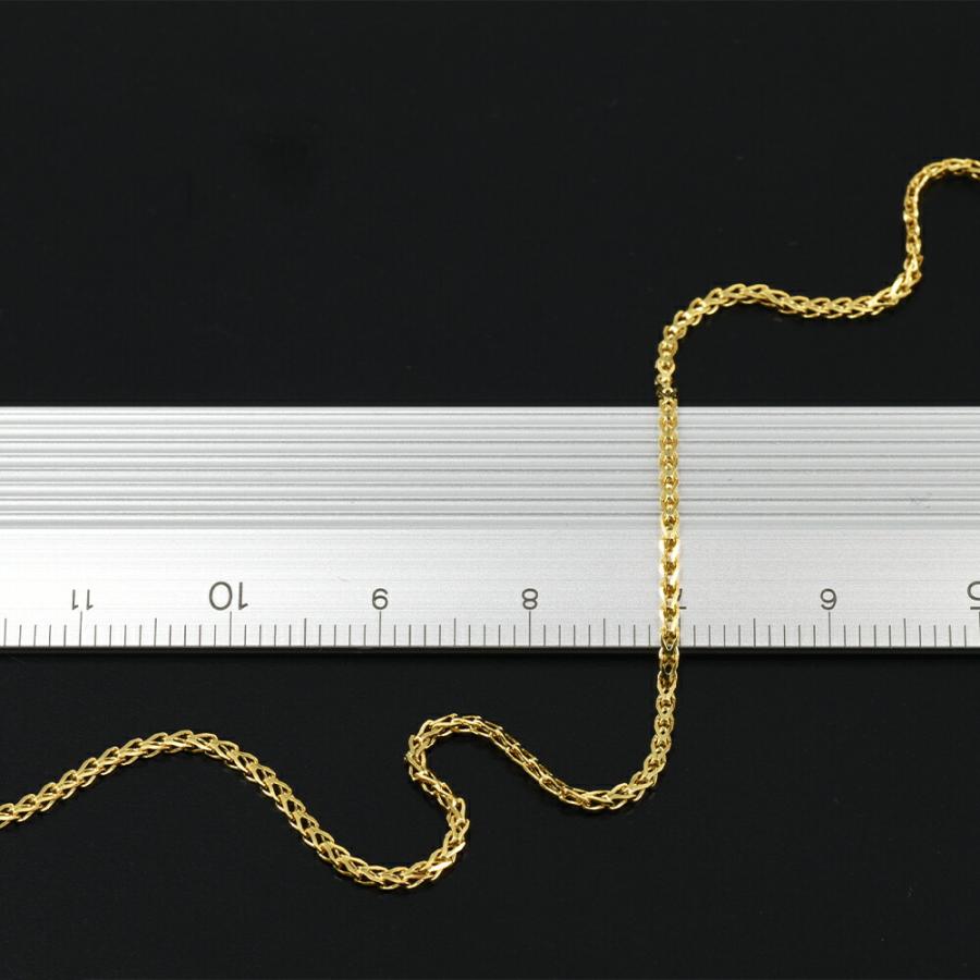 ネックレス チェーン 18金 イエローゴールド ターラントRチェーン 幅1.3mm｜鎖 K18YG k18 18k 貴金属 ジュエリー レディース メンズの画像