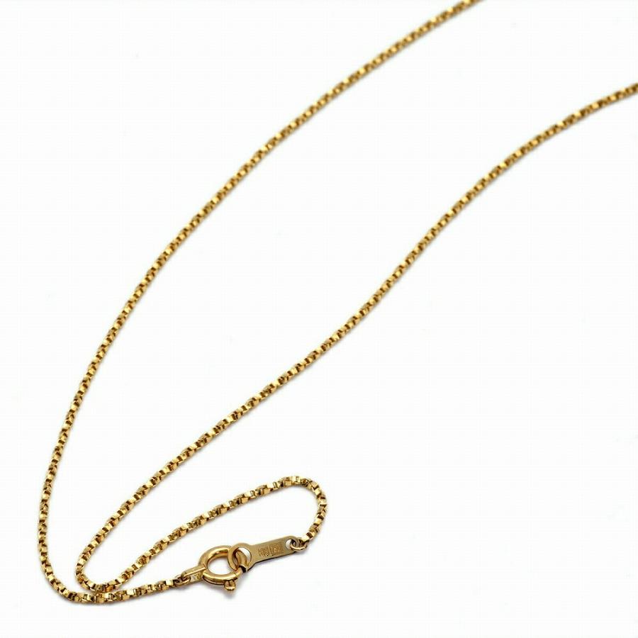 ネックレス チェーン 18金 イエローゴールド ツイストベネチアン