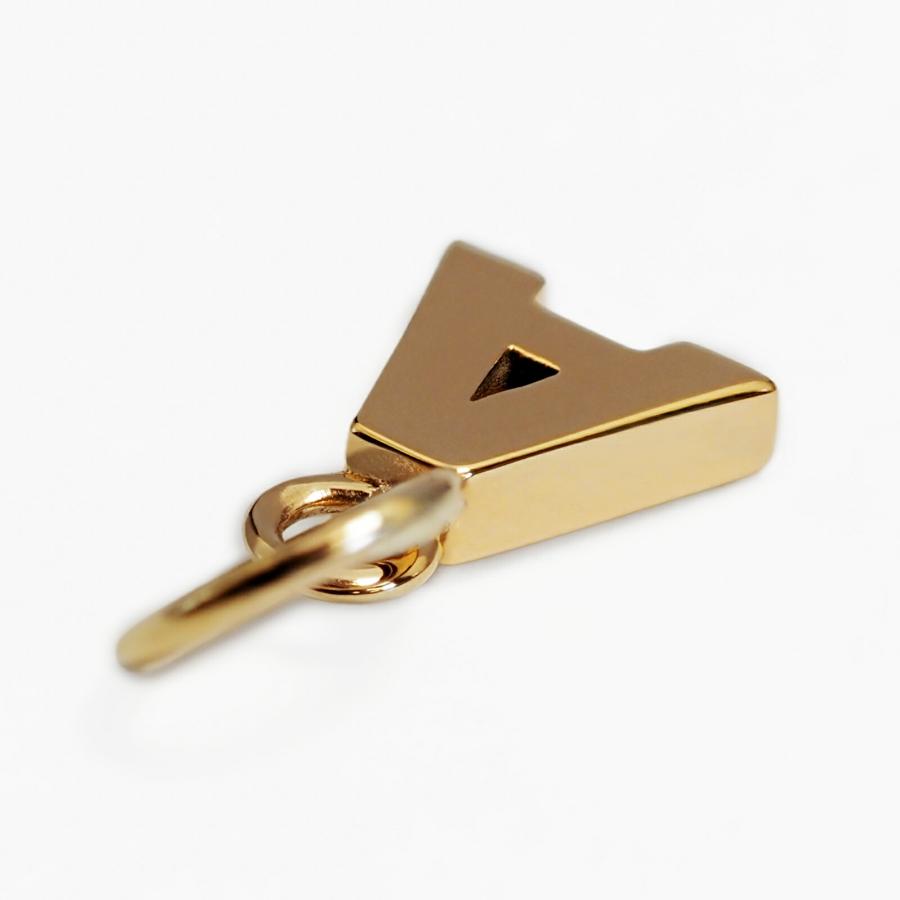 ペンダントトップ 18金 イエローゴールド A イニシャルのペンダント SSサイズ ペンダントヘッドのみ｜K18YG 18k 貴金属 レディース メンズの画像