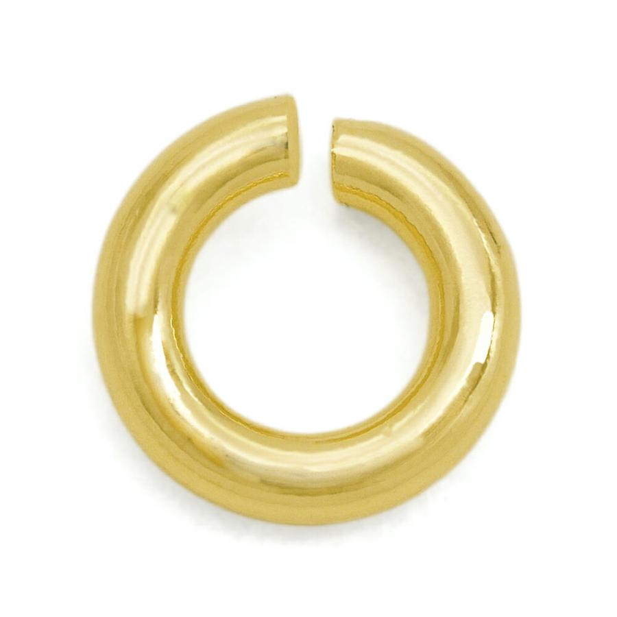 1個売り】 丸カン 18金 イエローゴールド 丸環 線径0.6mm 直径2.7mm 
