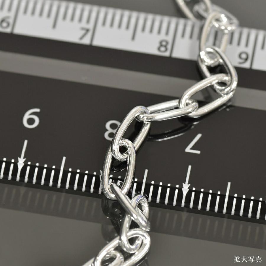 ブレスレット チェーン シルバー925 ロング小豆チェーン 幅4.0mm 長さ19cm｜鎖 銀 Silver アクセサリー レディース メンズ｜rubby｜02