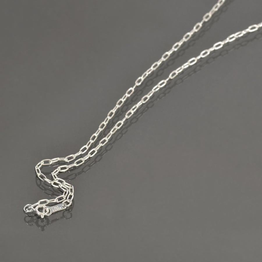 ネックレス チェーン シルバー925 ロング小豆チェーン 幅2.5mm ネックレス チェーン シルバー925 ロング小豆チェーン 幅2.5mm